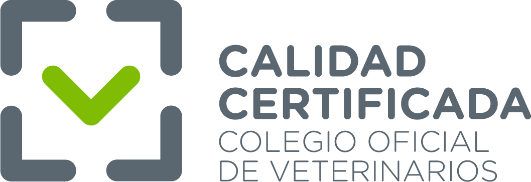 Imagen del logotipo de calidad certificada del colegio oficial de veterinarios